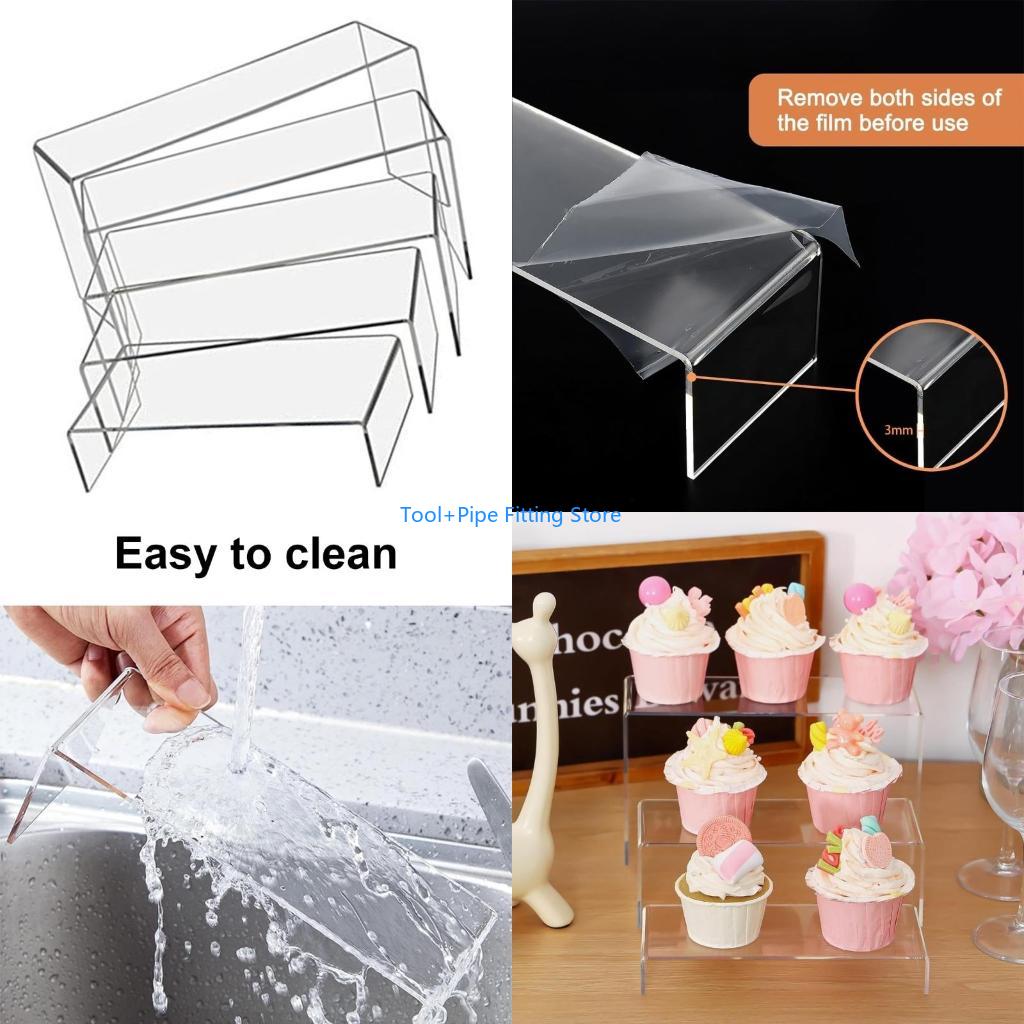 Cupcake Stand Tier - F92B 5 Adet Akrilik Yükselticiler Raflar