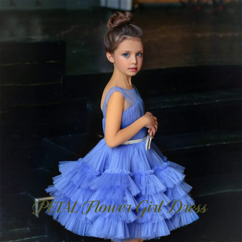 Birthday Sash Glitter - Petal Mavi Kolsuz Çocuk Doğum Günü