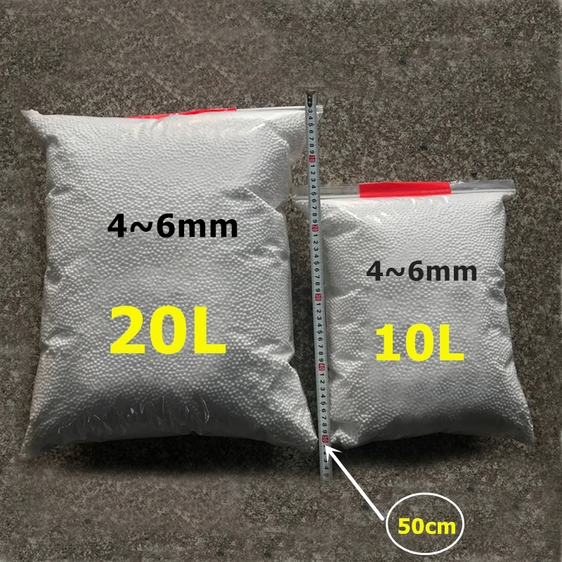 Event Z - 4-6mm 10L/20L Beyaz Strafor Topları, Fasulye