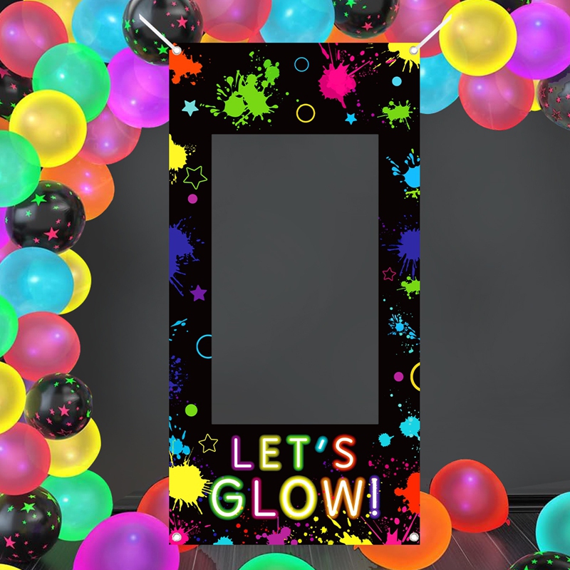 Let'S Party Event Supply - Let's Glow Fotoğraf Kabini Çerçevesi Neon