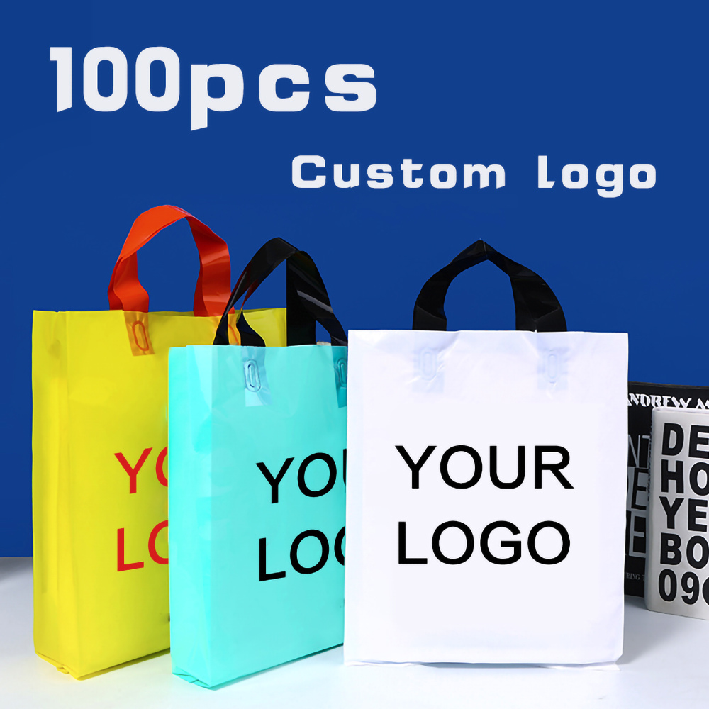 Event Party Shop - 100 adet özel Logo renkli alışveriş