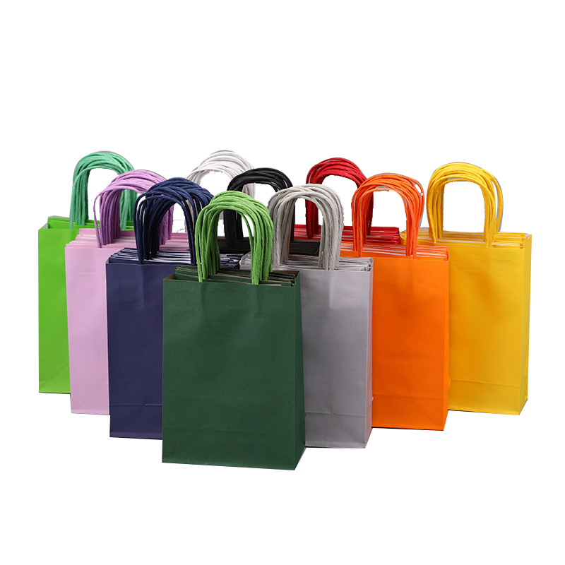 Event Party Shop - Şeker Renkli Alışveriş Çantaları 10 ADET