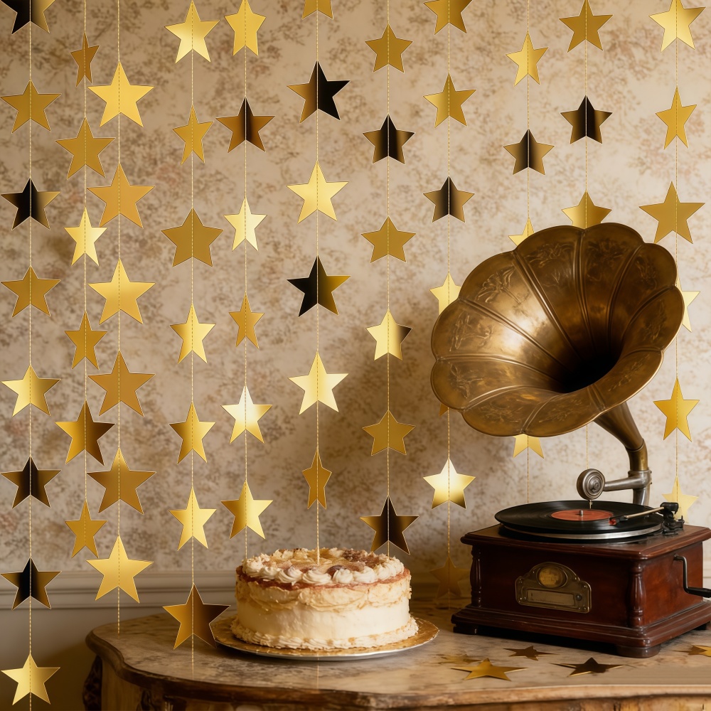 Party Banner Gold - 1 adet 4 m/157.48 inç Altın