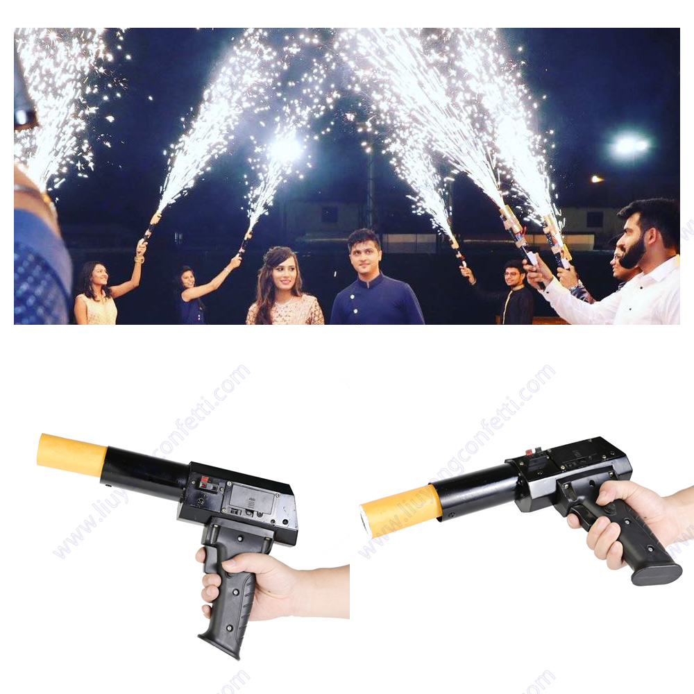 Confetti Cannon Tube - Soğuk Pyro Tabancası El Atıcı Ateşleme