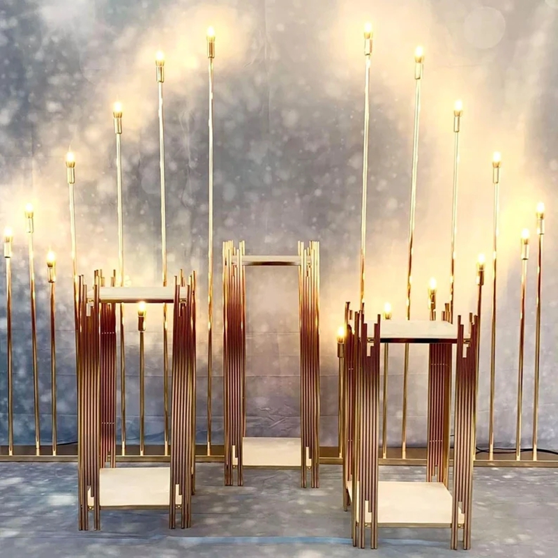 Düğün partisi için altın metal - Dessert Table Backdrop incelemesi ve fiyatı