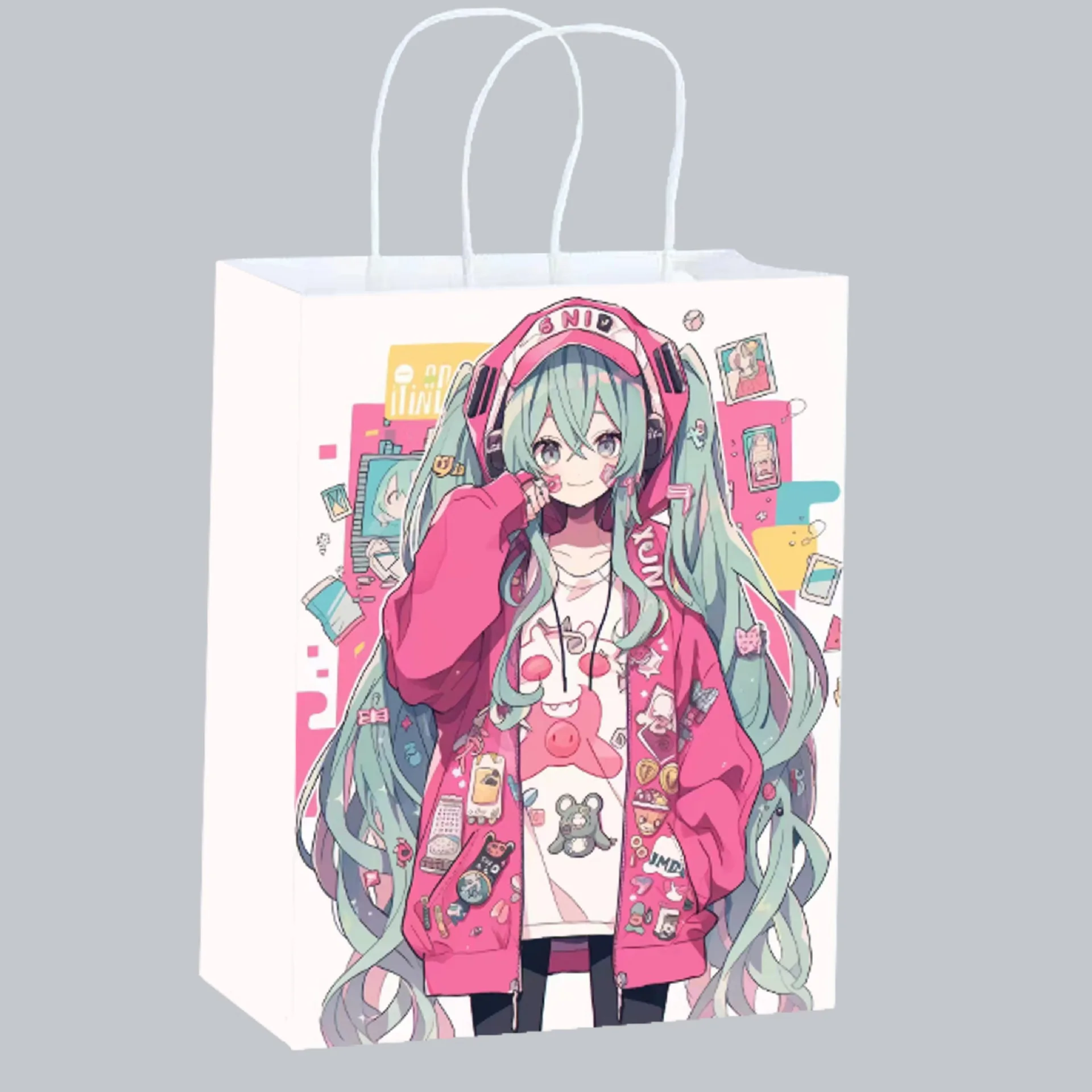 Sevimli Anime Hatsune Miku Kağ - Party Favor Bag incelemesi ve fiyatı