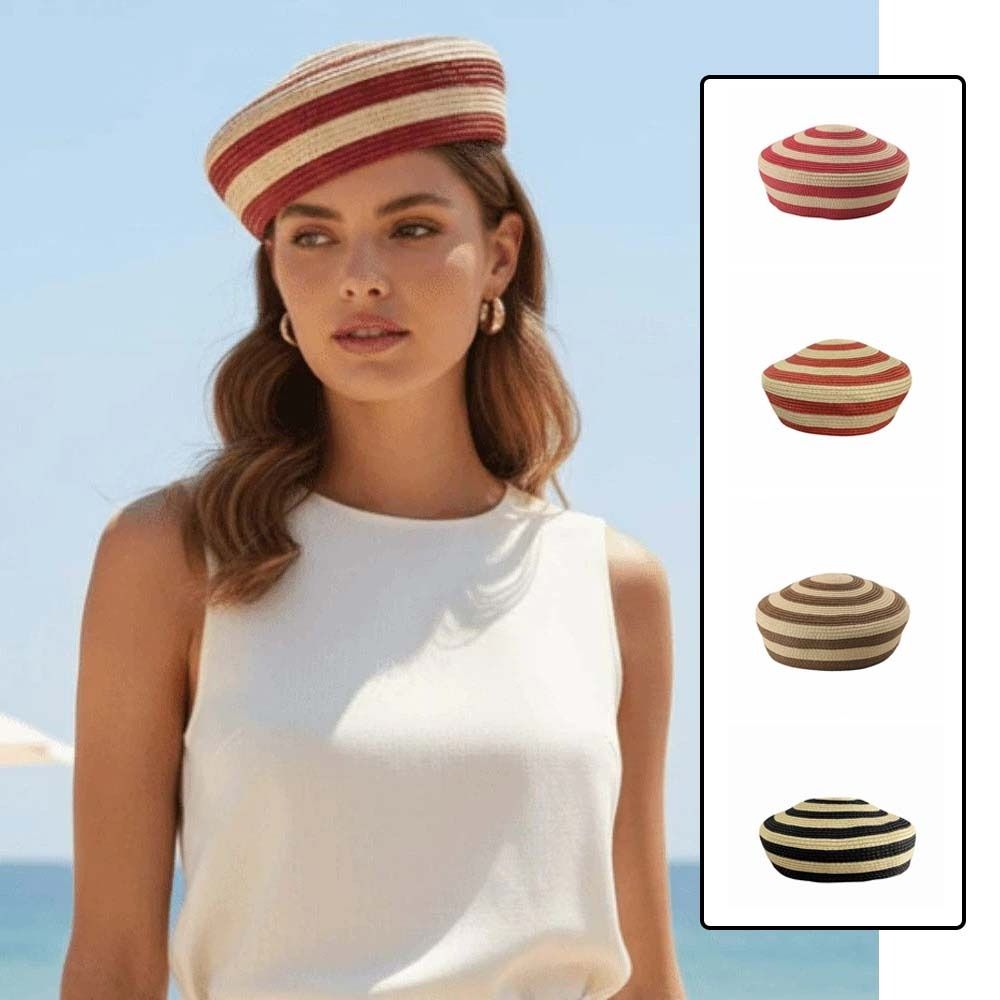 Yazlık Şapka Çizgili Desenli H - Paper Straw Color incelemesi ve fiyatı