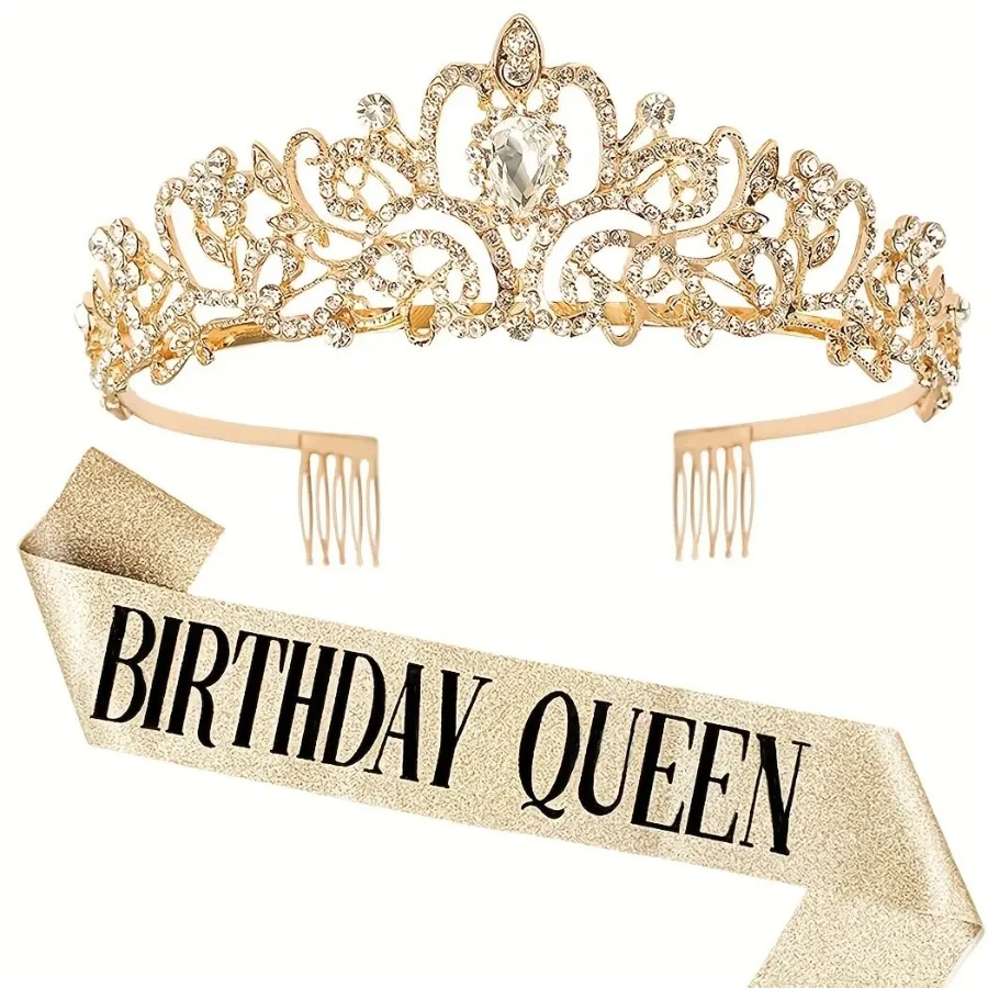 2'li Set Bling Kristal Taşlı T - Birthday Sash Glitter incelemesi ve fiyatı