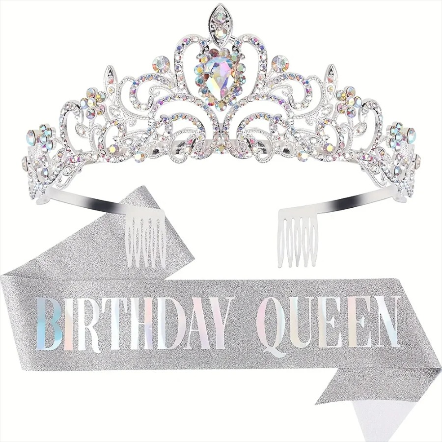 2'li Set Bling Kristal Taşlı T - Birthday Sash Glitter incelemesi ve fiyatı