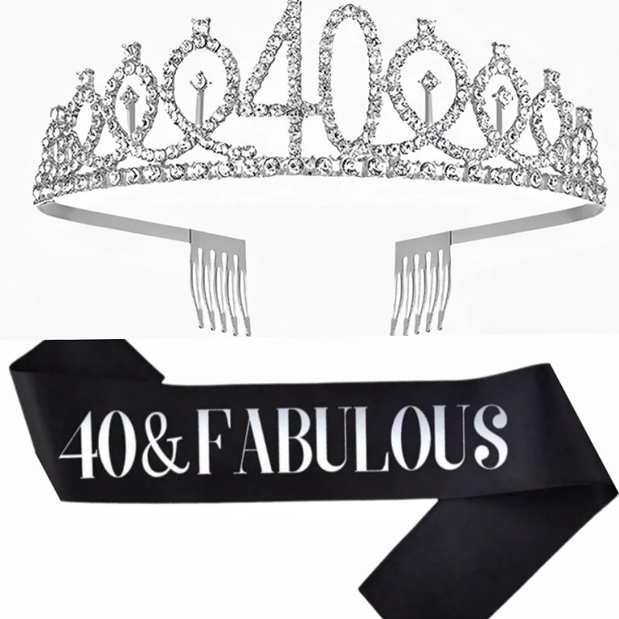 Simli Gümüş Doğum Günü Taç Kem - Birthday Sash Glitter incelemesi ve fiyatı