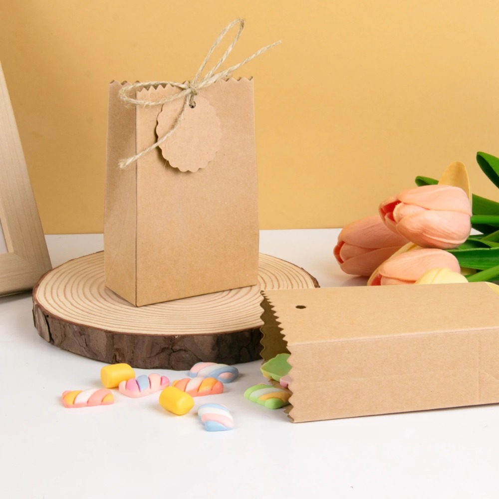 Çok fonksiyonlu Retro Kraft Ka - Party Favor Bag incelemesi ve fiyatı