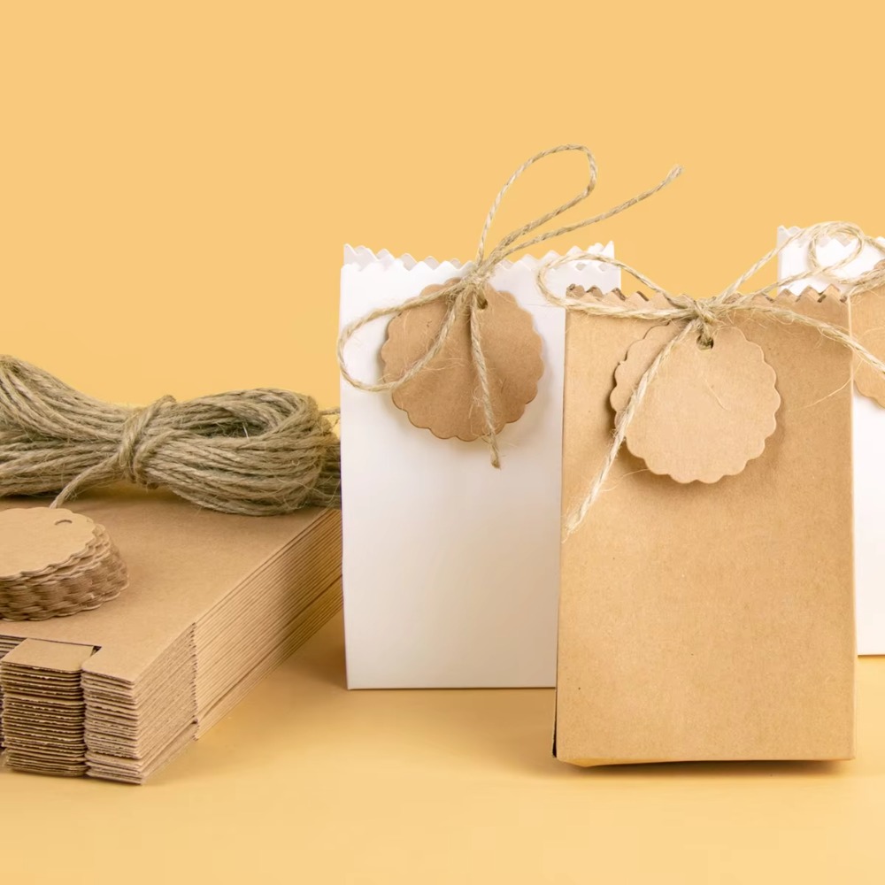 Çok fonksiyonlu Retro Kraft Ka - Party Favor Bag incelemesi ve fiyatı