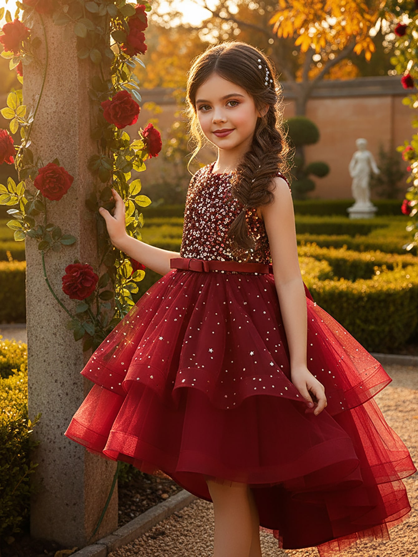 Bebek Kız Prenses Çiçek Payetl - Glitter Tablecloth incelemesi ve fiyatı
