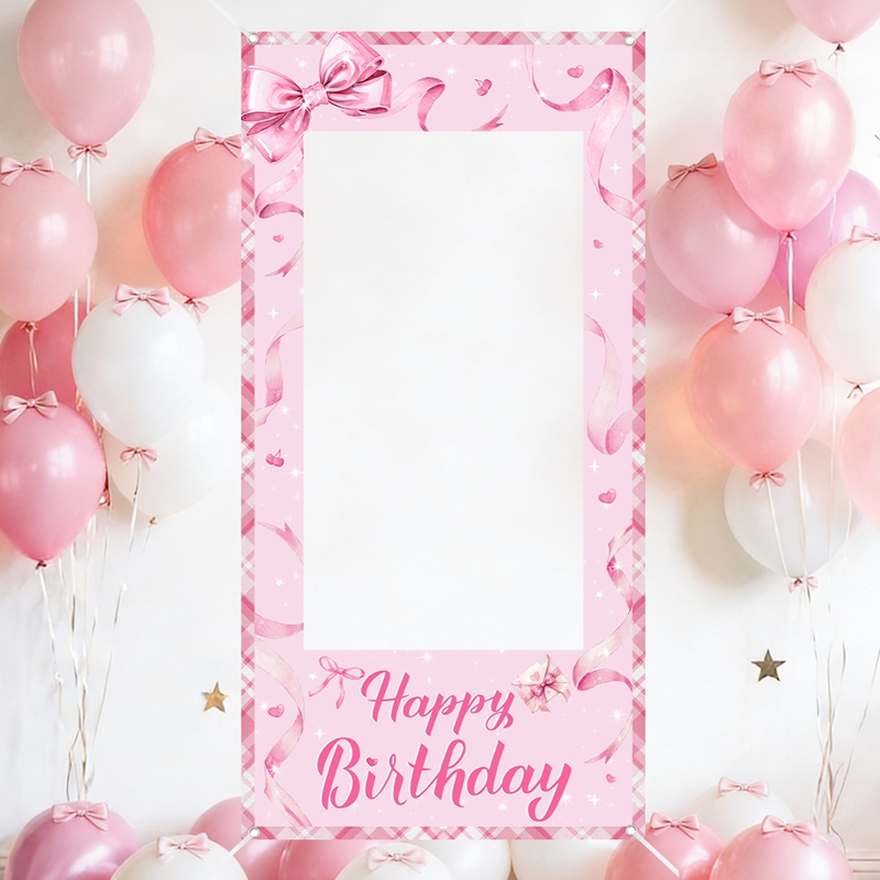 Pembe Fiyonklu Fotoğraf Kabini - Photo Booth Frame incelemesi ve fiyatı