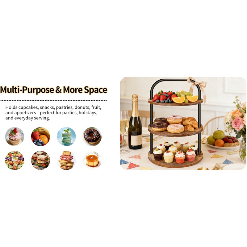 ABLN-Ahşap Cupcake Standı Tatl - Cupcake Stand Tier incelemesi ve fiyatı