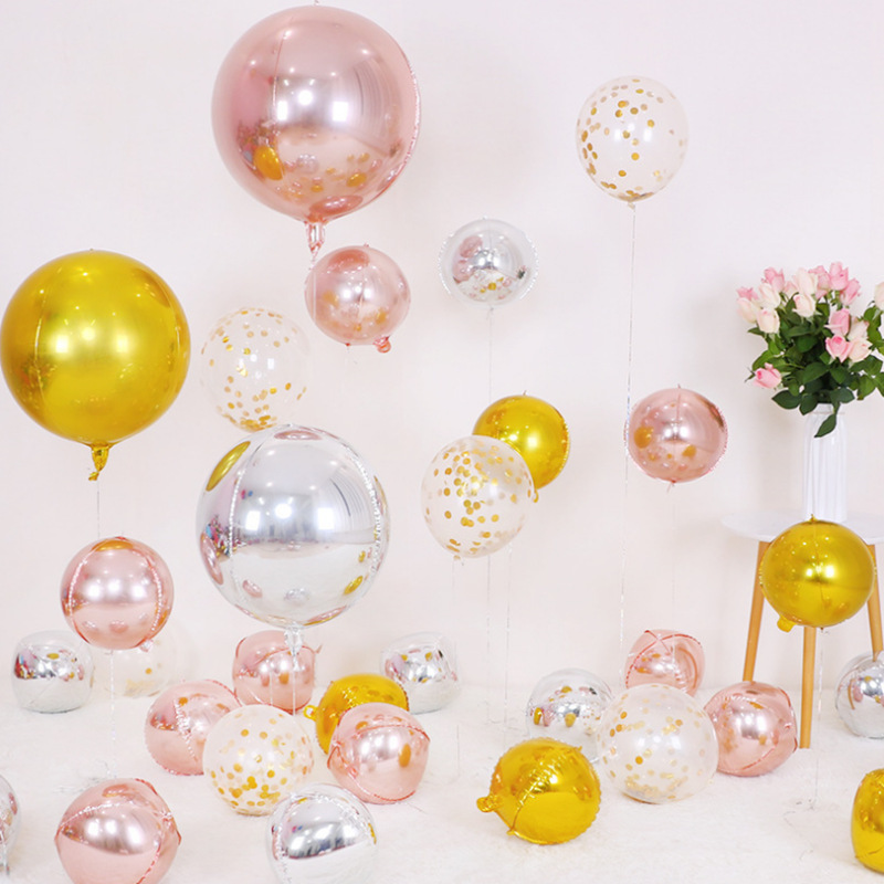 5 adet 10 18 22 inç 4D yuvarla - Party Event Supply Store incelemesi ve fiyatı