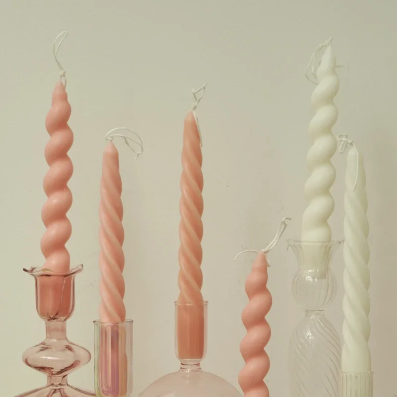 2pc Spiral mumlar kokulu mum d - Centerpiece Stick incelemesi ve fiyatı