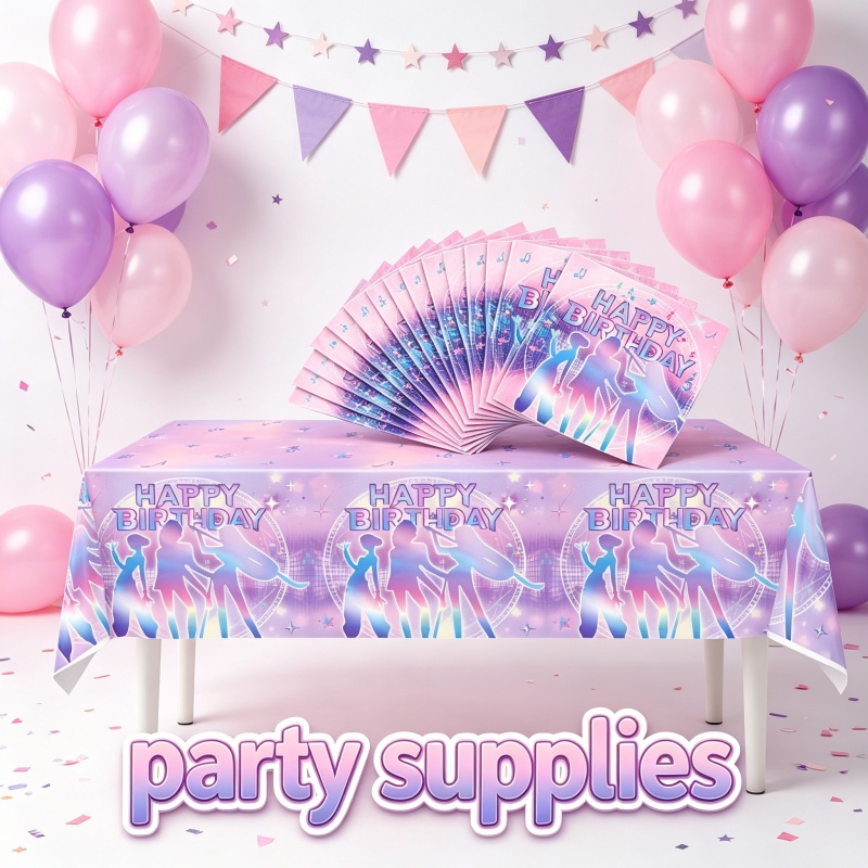 Sıcak Anime Filmi KPOP Pembe v - Table Cloth Disposable incelemesi ve fiyatı