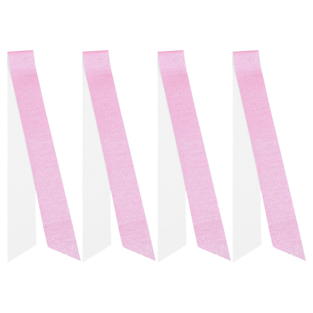 4 Adet Boş Simli Kuşak DIY Kuş - Birthday Sash Glitter incelemesi ve fiyatı