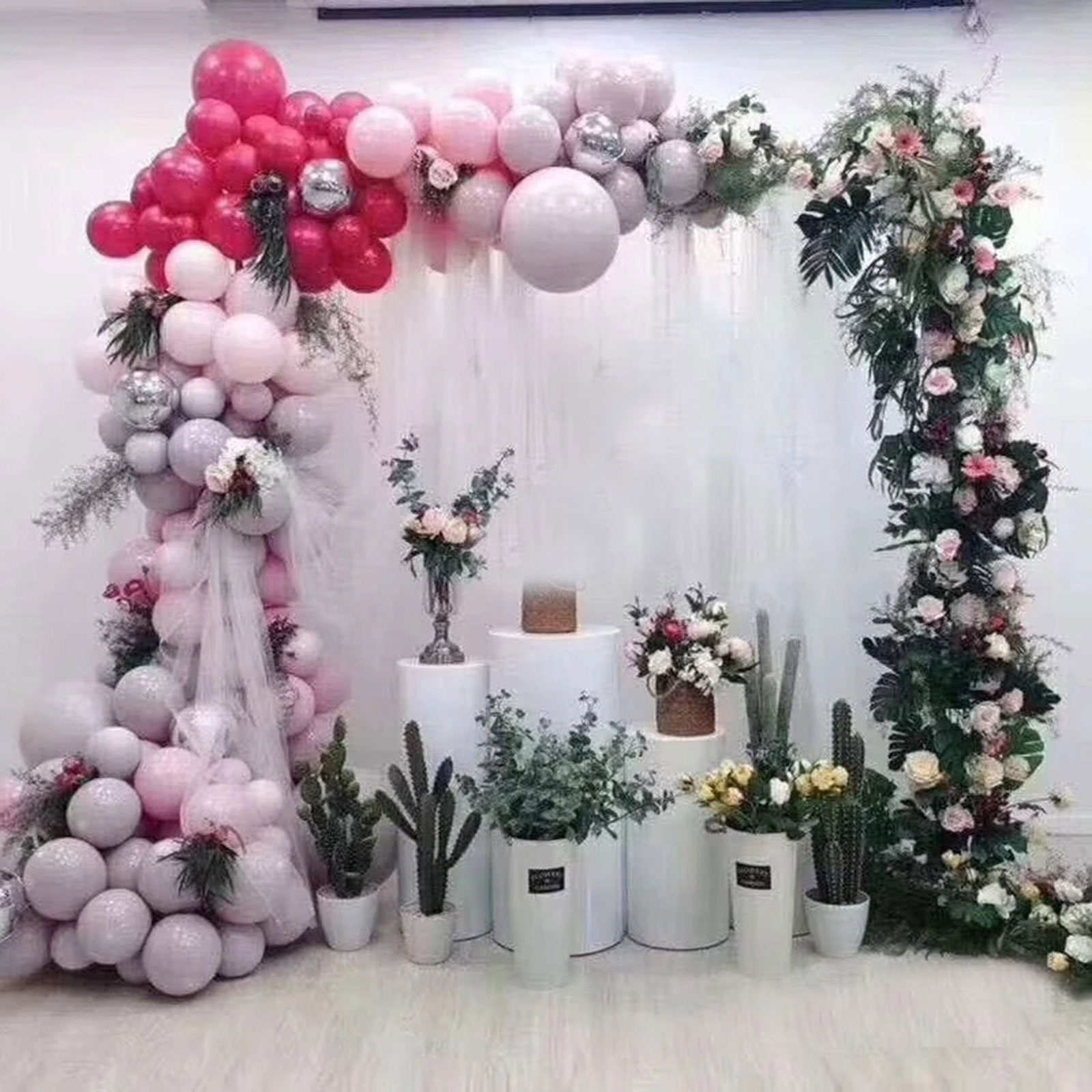 2.1x2 m/79x83 inç Altın Düğün  - Balloon Arch Kit incelemesi ve fiyatı