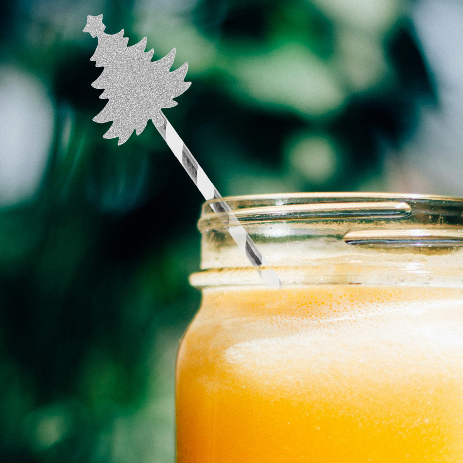 25 Adet Noel Ağacı Tasarım Kağ - Paper Straw Color incelemesi ve fiyatı