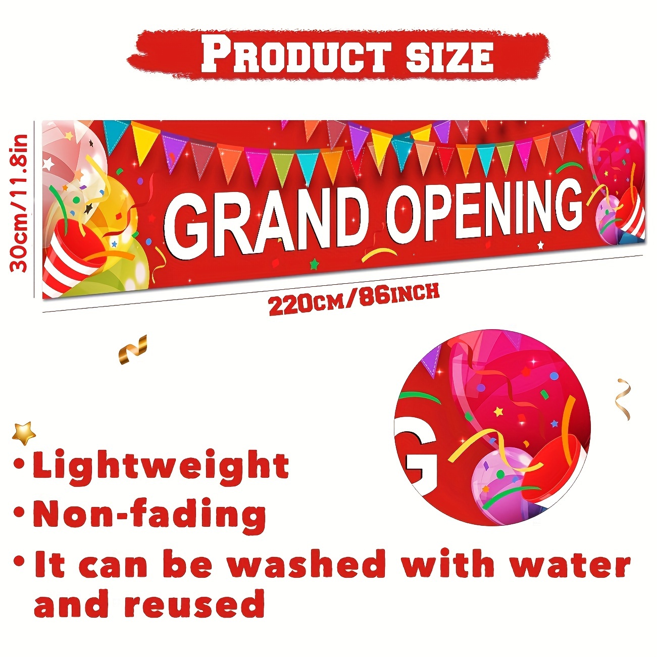 Büyük açılış afiş yeni mağaza  - Party Event Supply Store incelemesi ve fiyatı