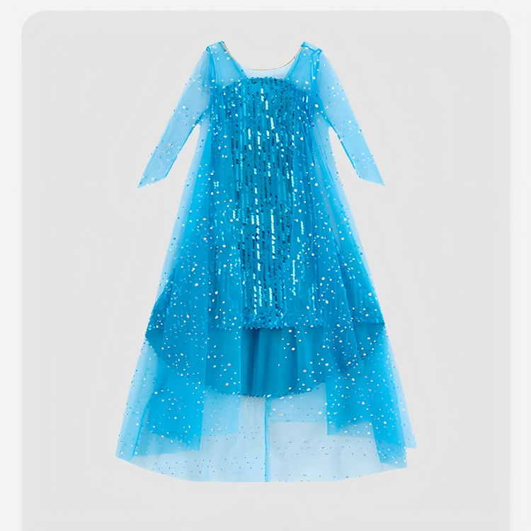 Kız Çarpıcı Prenses Maxi Elbis - Glitter Tablecloth incelemesi ve fiyatı