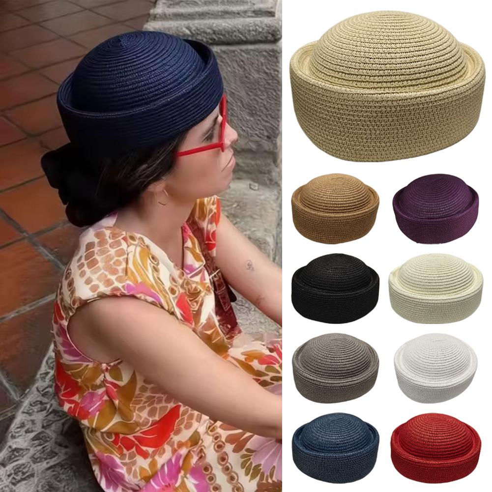 Düz Renk Hasır Kova Şapka Yaz  - Paper Straw Color incelemesi ve fiyatı