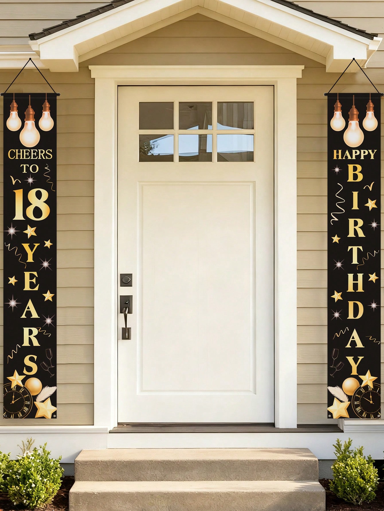 1 Çift 18. Doğum Günü Kutlama  - Party Banner Gold incelemesi ve fiyatı