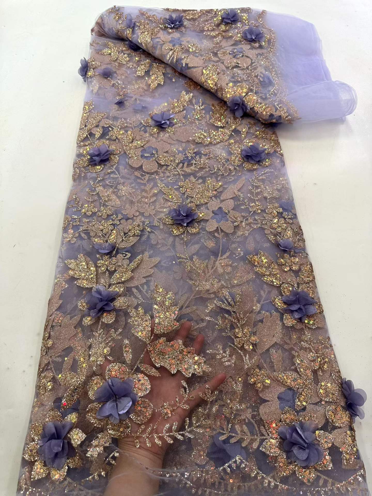 Afrika Dantel Kumaşı İşlemeli  - Glitter Tablecloth incelemesi ve fiyatı