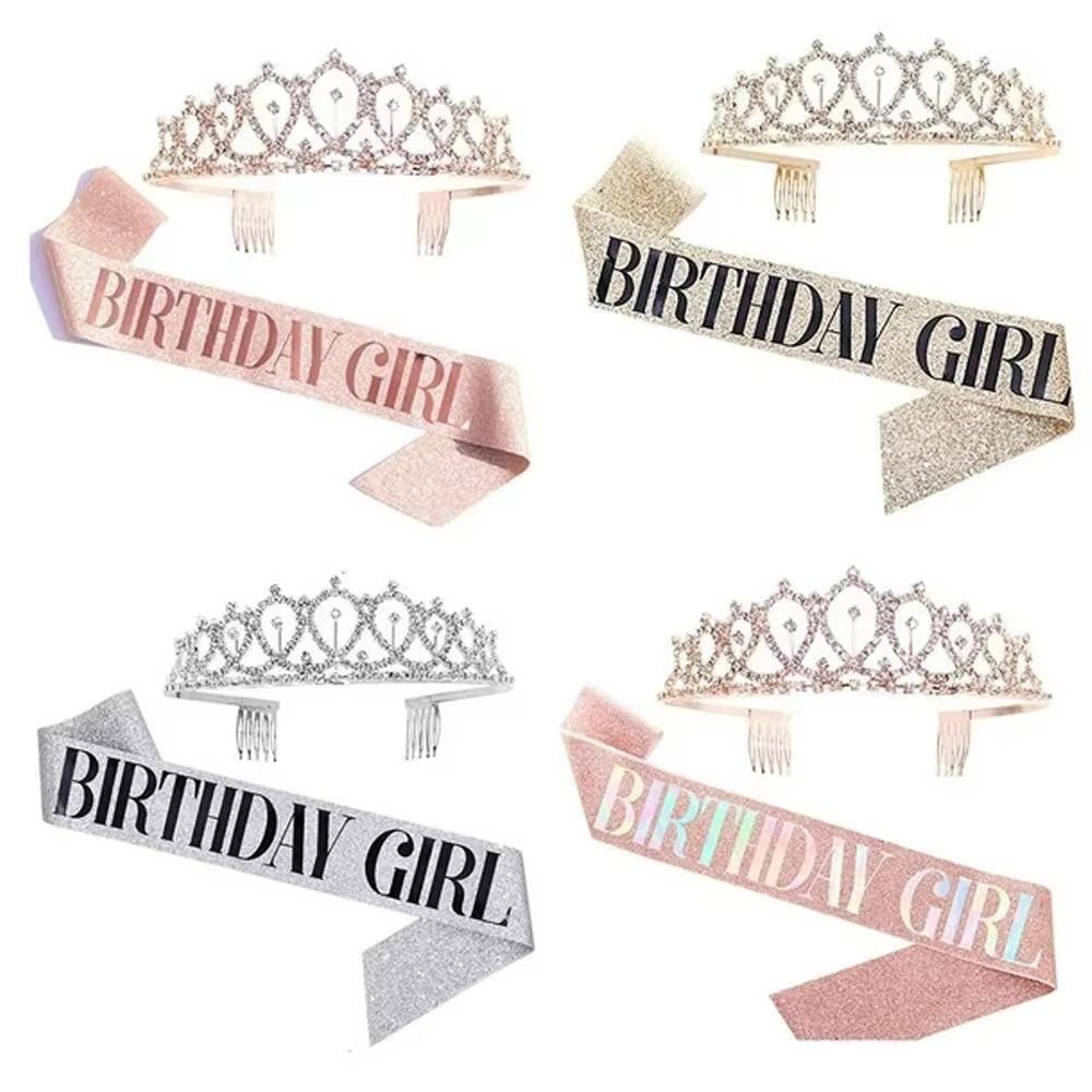 2 adet/takım yeni Glitter doğu - Birthday Sash Glitter incelemesi ve fiyatı