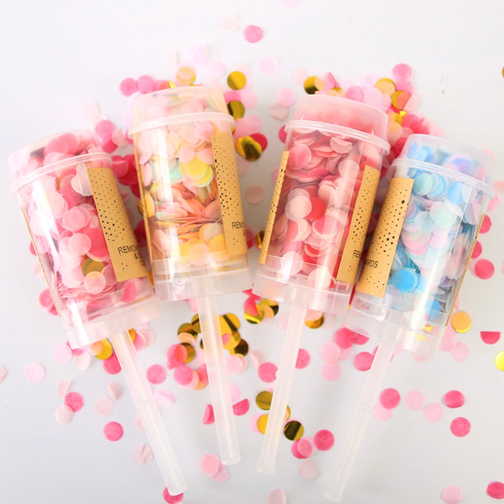 1 adet yuvarlak konfeti Popper - Confetti Cannon Tube incelemesi ve fiyatı