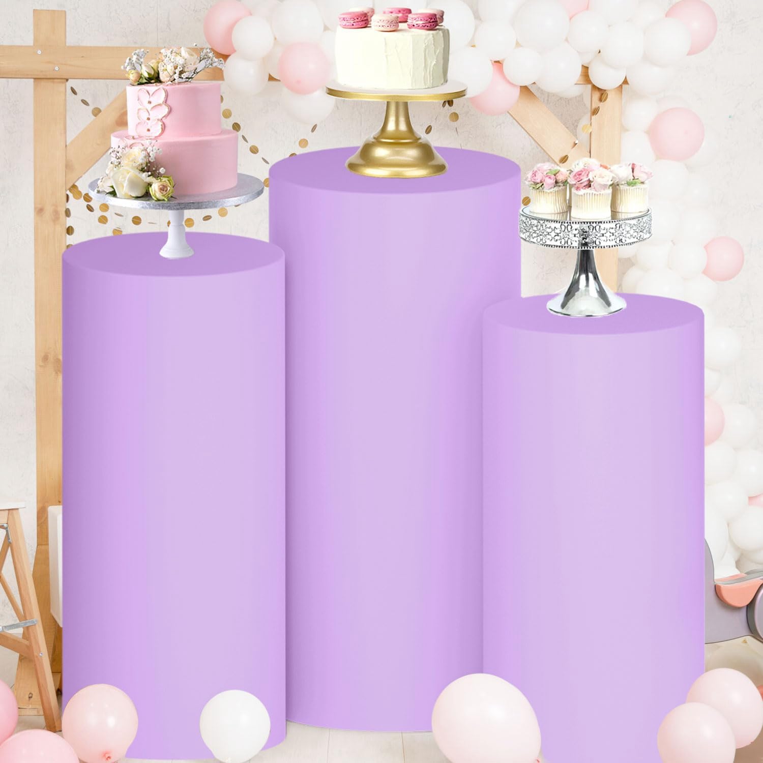 Yeele Mor Silindir Standı Kapa - Dessert Table Backdrop incelemesi ve fiyatı