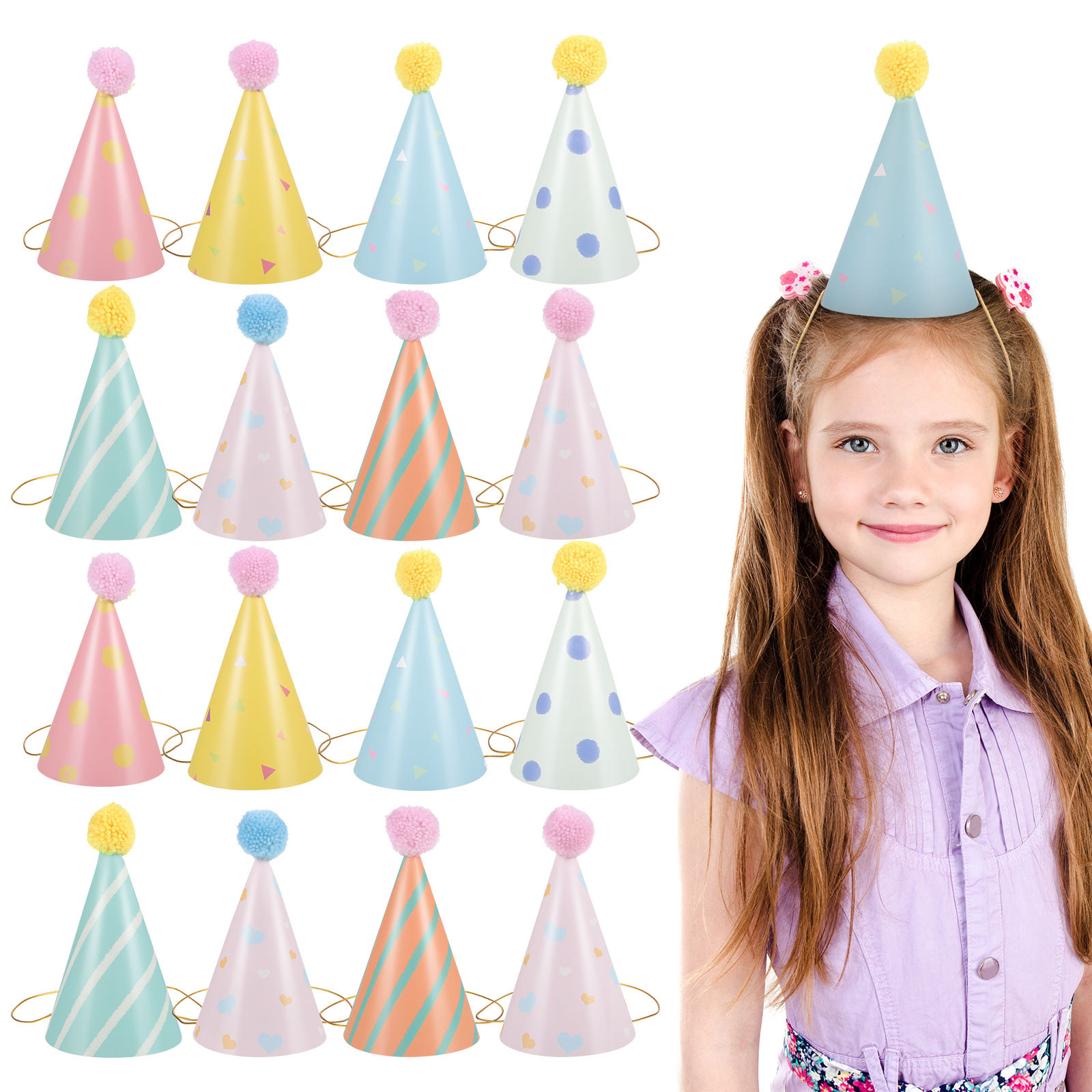 14 adet kağıt doğum günü şapka - Party Hat Cone incelemesi ve fiyatı