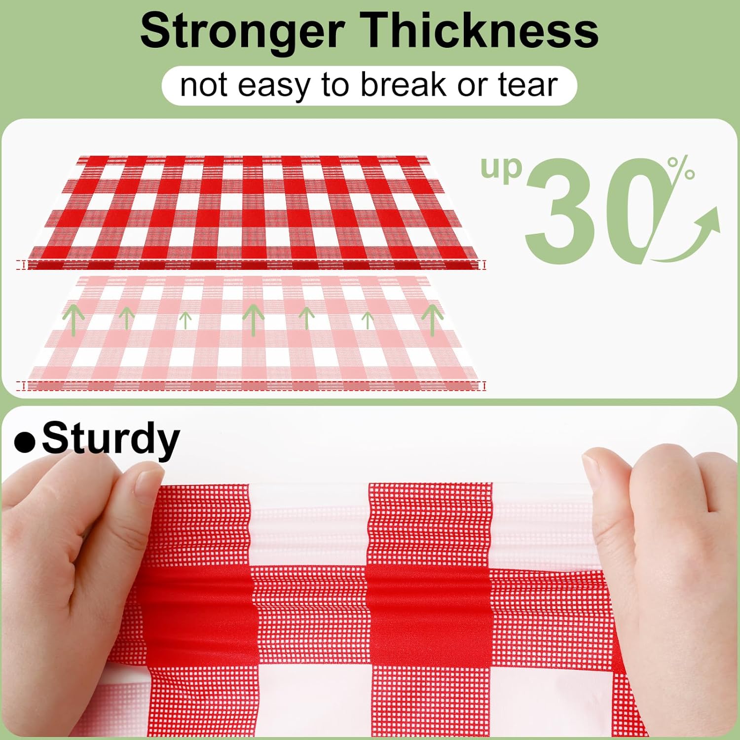 Dikdörtgen Kırmızı Beyaz Karel - Table Cloth Disposable incelemesi ve fiyatı