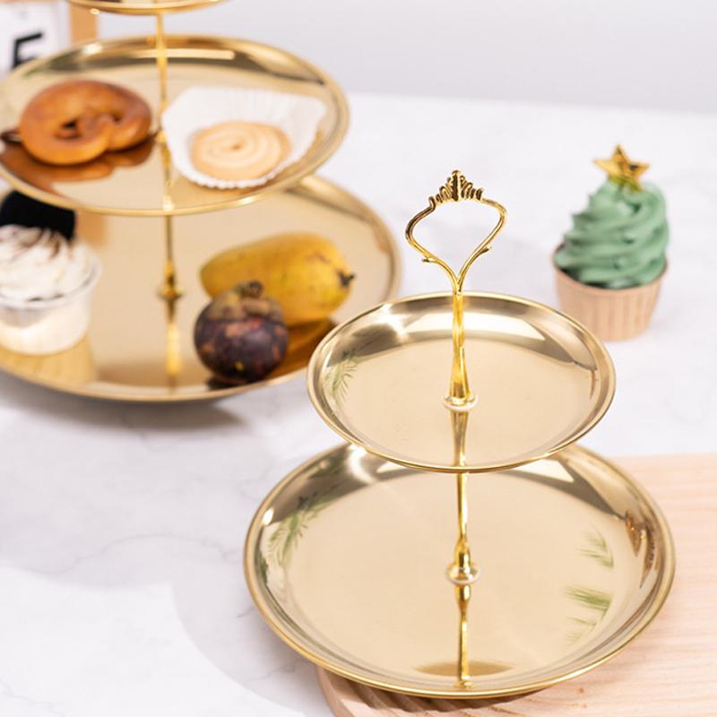 Altın Gümüş 2/3 Katlı Kek Stan - Cupcake Stand Tier incelemesi ve fiyatı