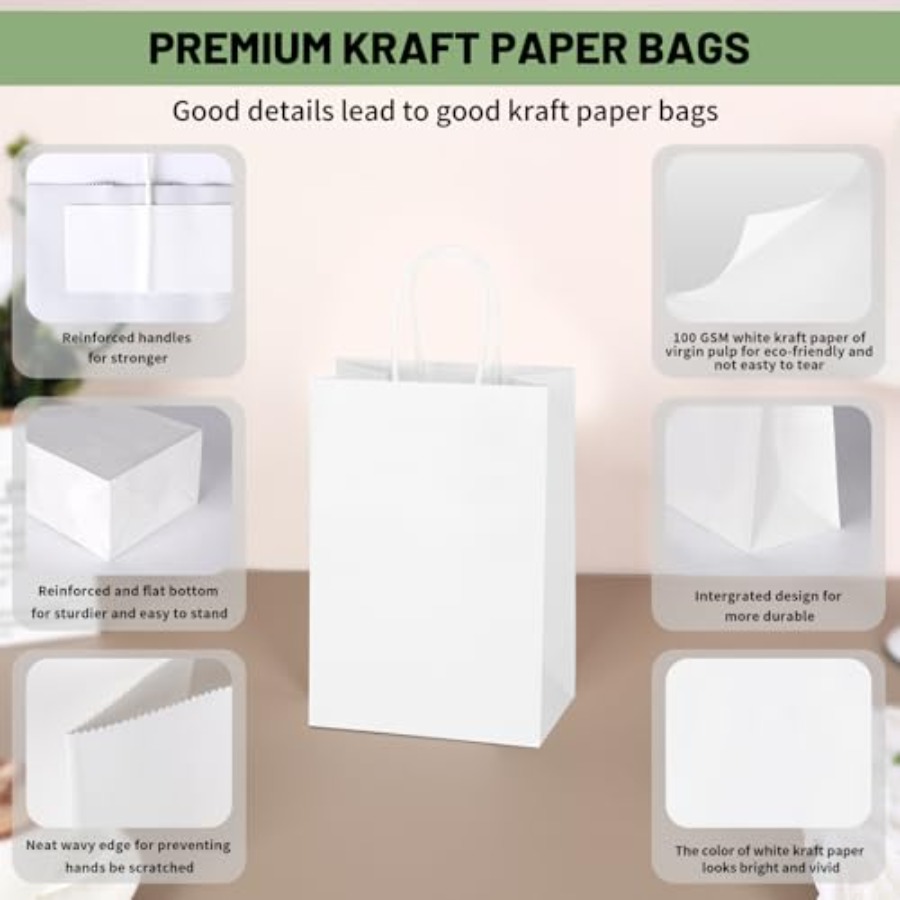 100'lü Paket 5.25x3.25x8.5 İnç - Party Favor Bag incelemesi ve fiyatı