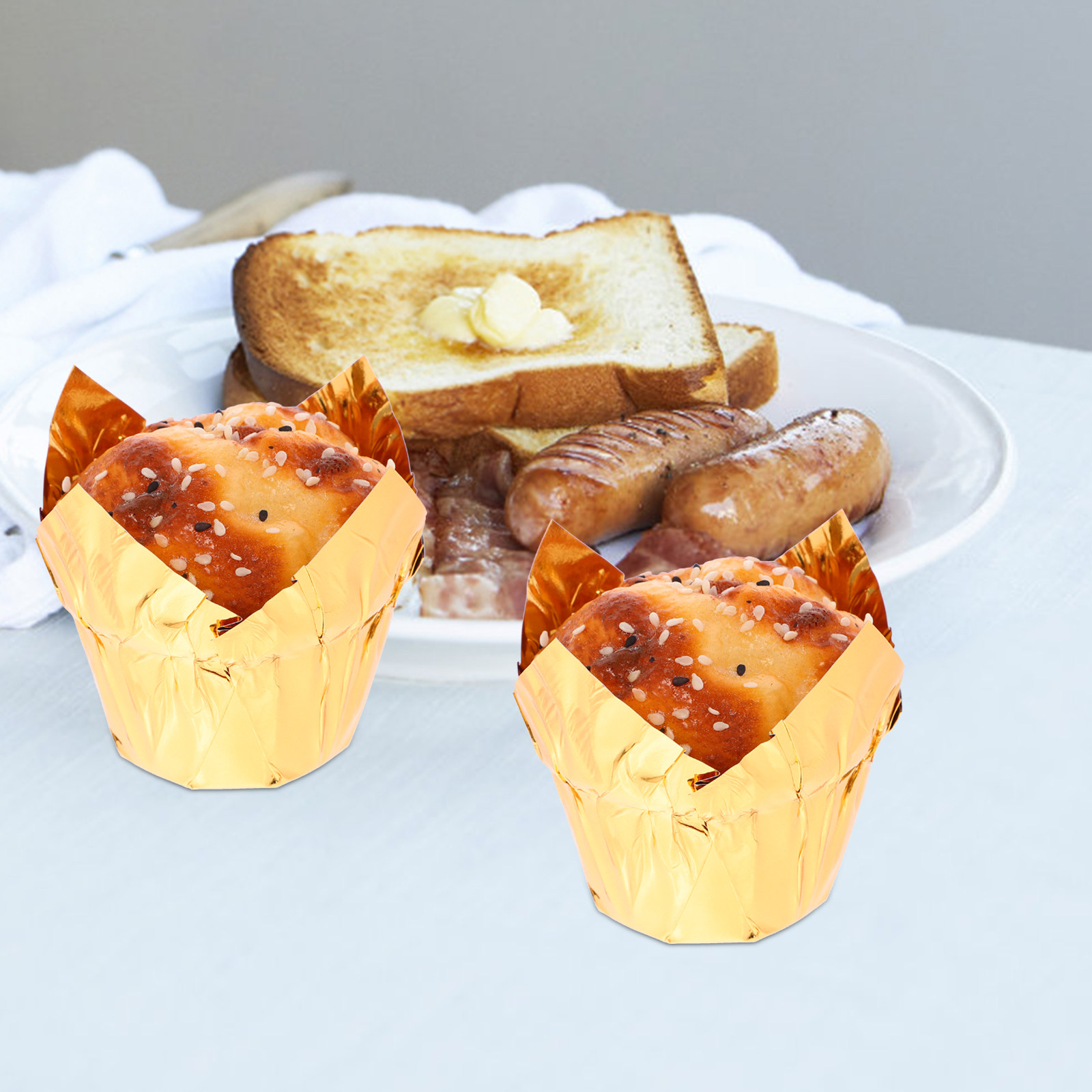 50 adet Muffin fincan ısıya da - Plastic Cup 50Pcs incelemesi ve fiyatı