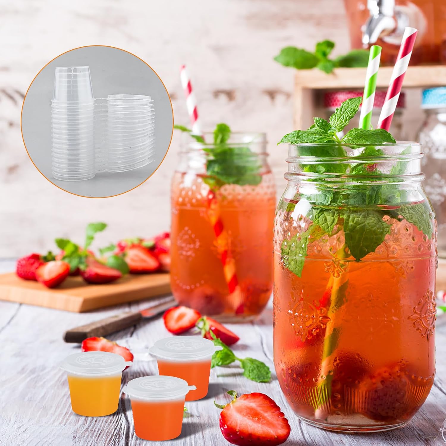 Tek Kullanımlık Şeffaf Plastik - Plastic Cup 50Pcs incelemesi ve fiyatı