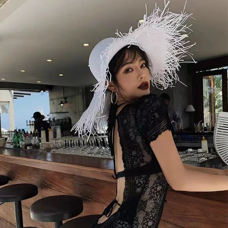Yeni Yaz Geniş kenarlı Düz Ren - Paper Straw Color incelemesi ve fiyatı