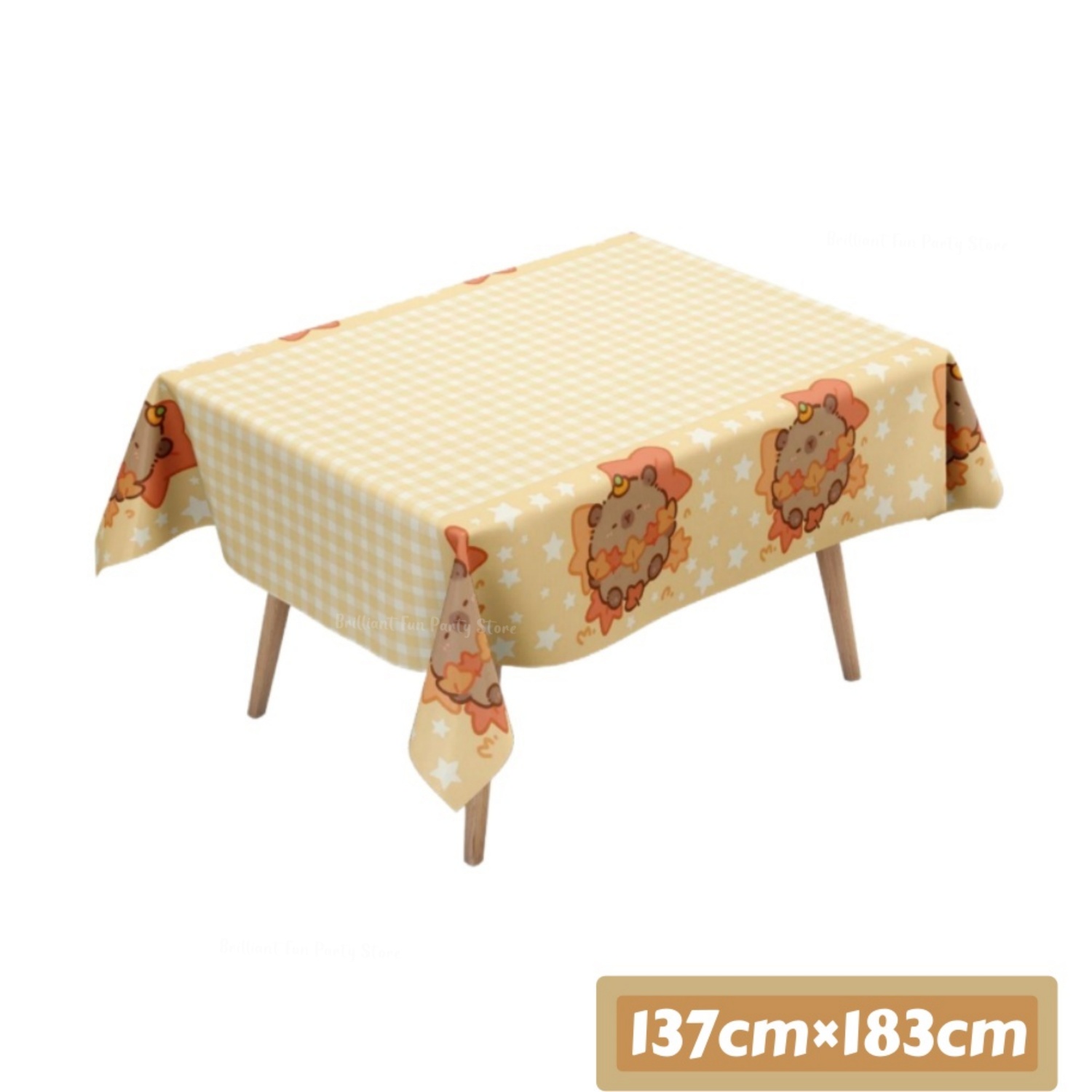 Sevimli Capybara Masa Örtüsü Ç - Table Cloth Disposable incelemesi ve fiyatı