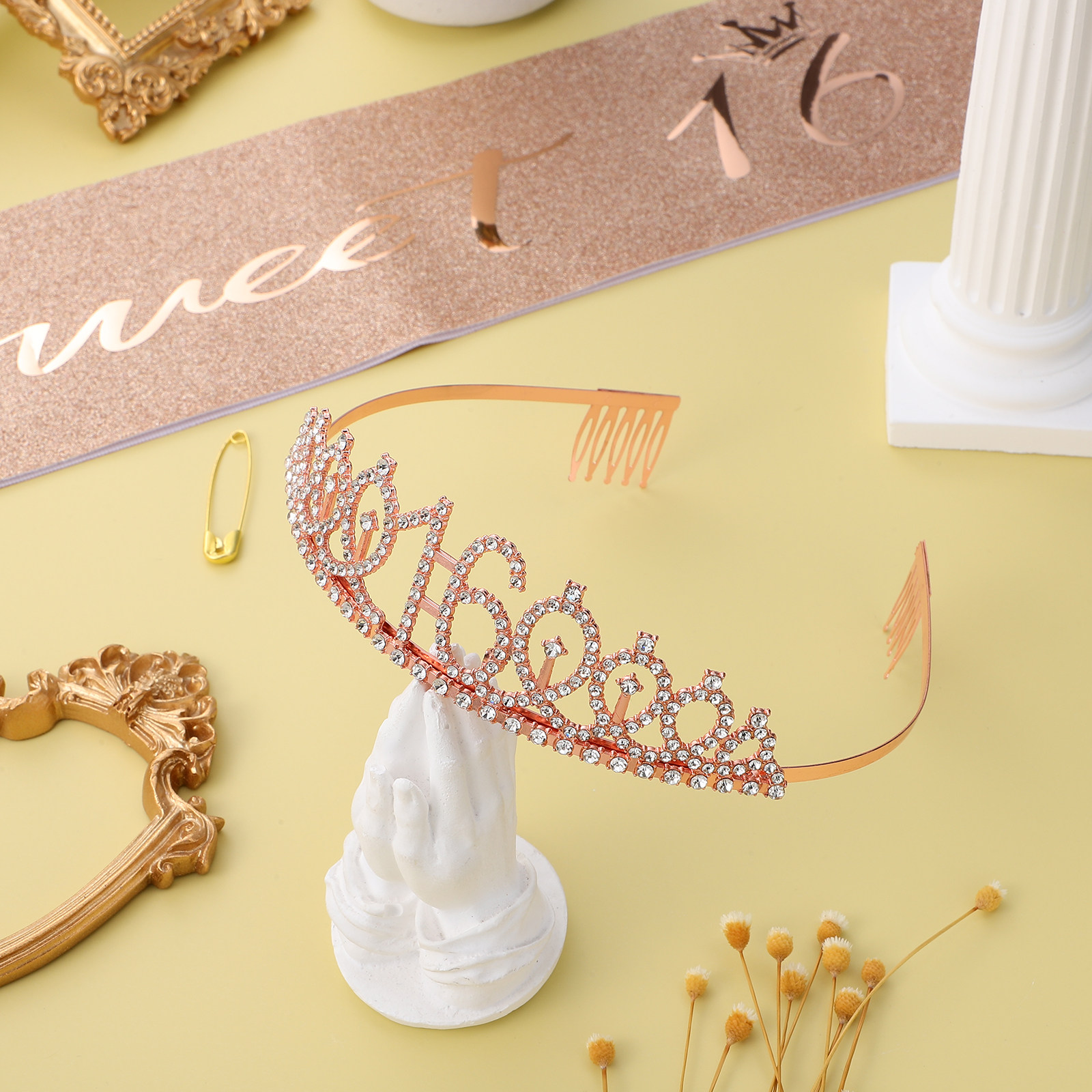 1 takım ışıltılı doğum günü ta - Birthday Sash Glitter incelemesi ve fiyatı